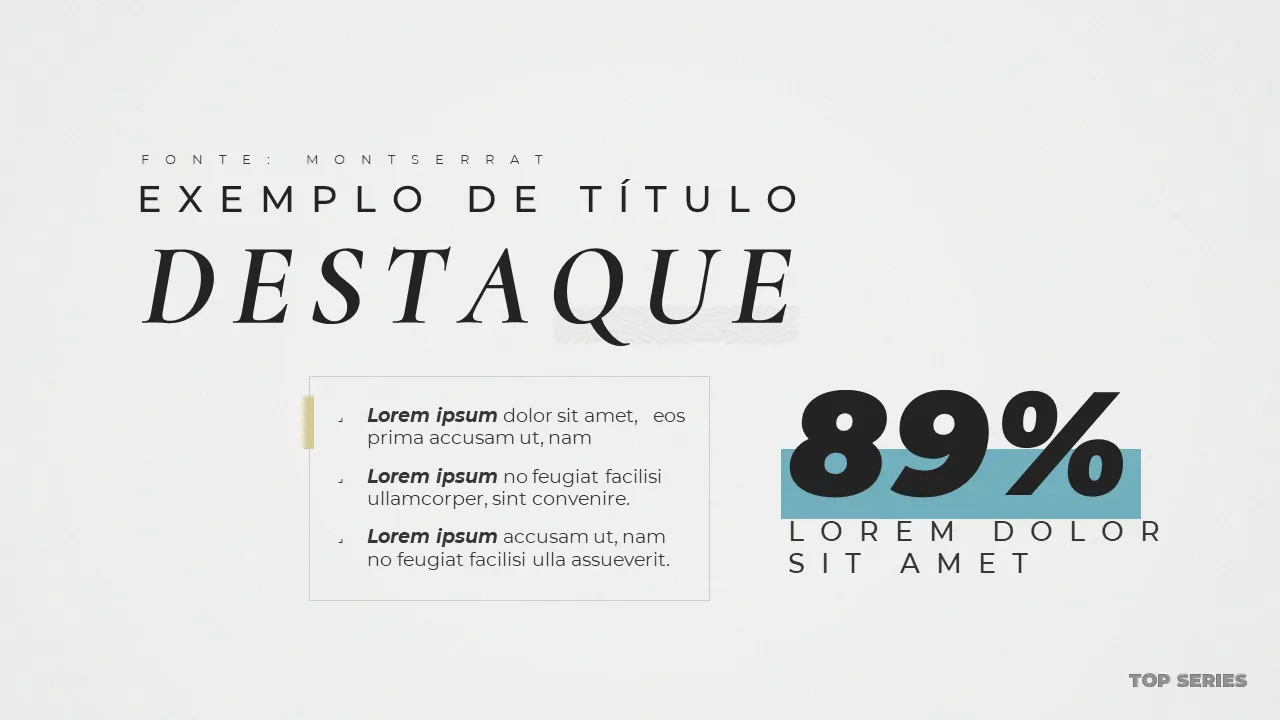 Exemplo de slide que demonstra a aplicação das guidelines de hierarquia, Matilde Ferreira & Storyline Agency